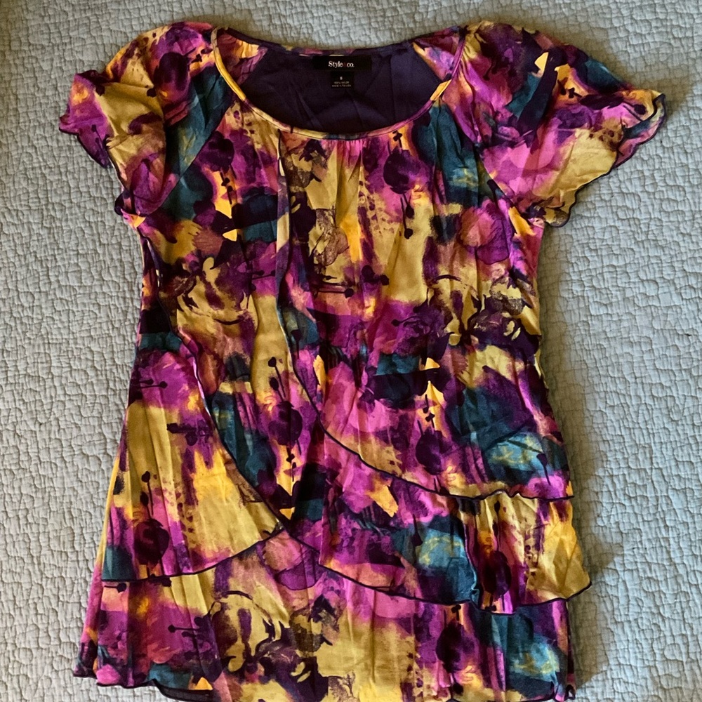 Colorful women’s blouse,, Macy’s blouse